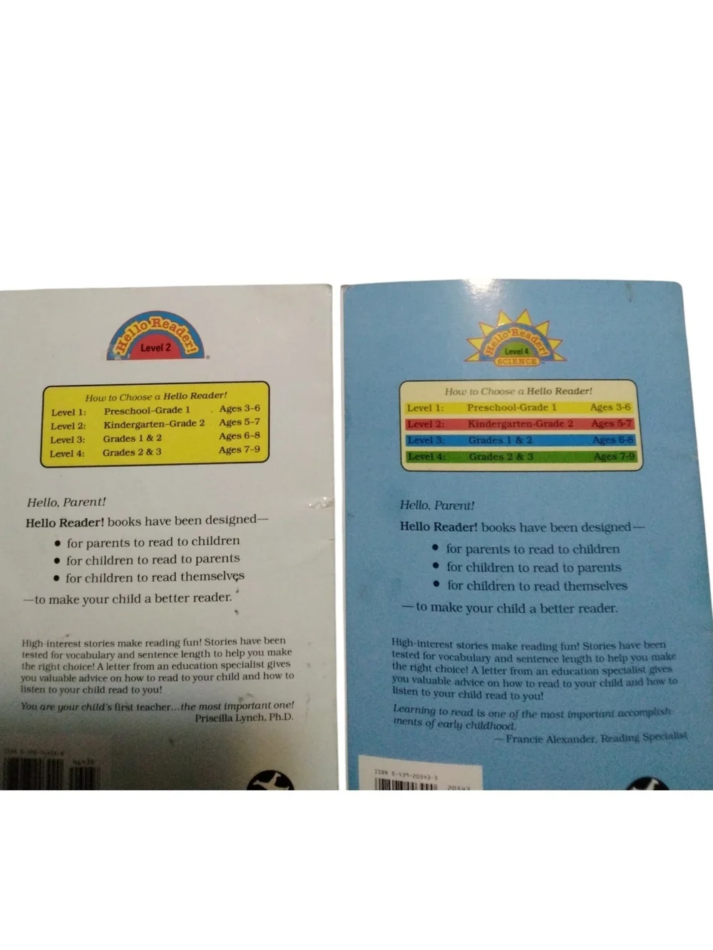 Scholastic Children's Book Pair - Reader Level 2&4